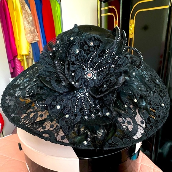 Church Hat - Black - Picture 8 of 8